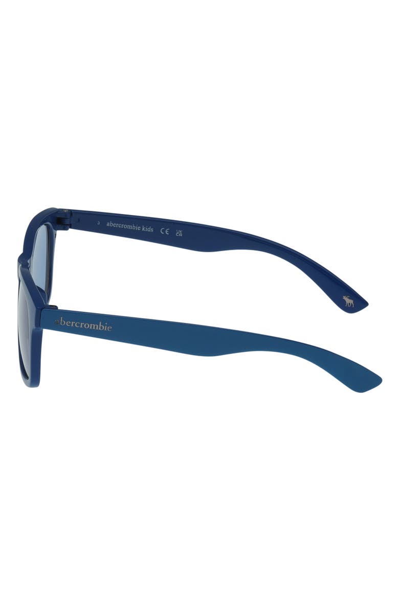 abercrombie kids Kids' Rectangular Sunglasses, Alternate, color, Shiny Blue / Blue
