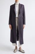 Eleventy Herringbone Wool Blend Duster Jacket
