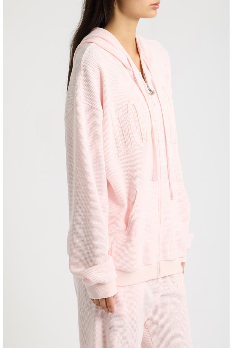 Cotton Candy Harley Full Zip Hoodie, Alternate, color, PALE PINK