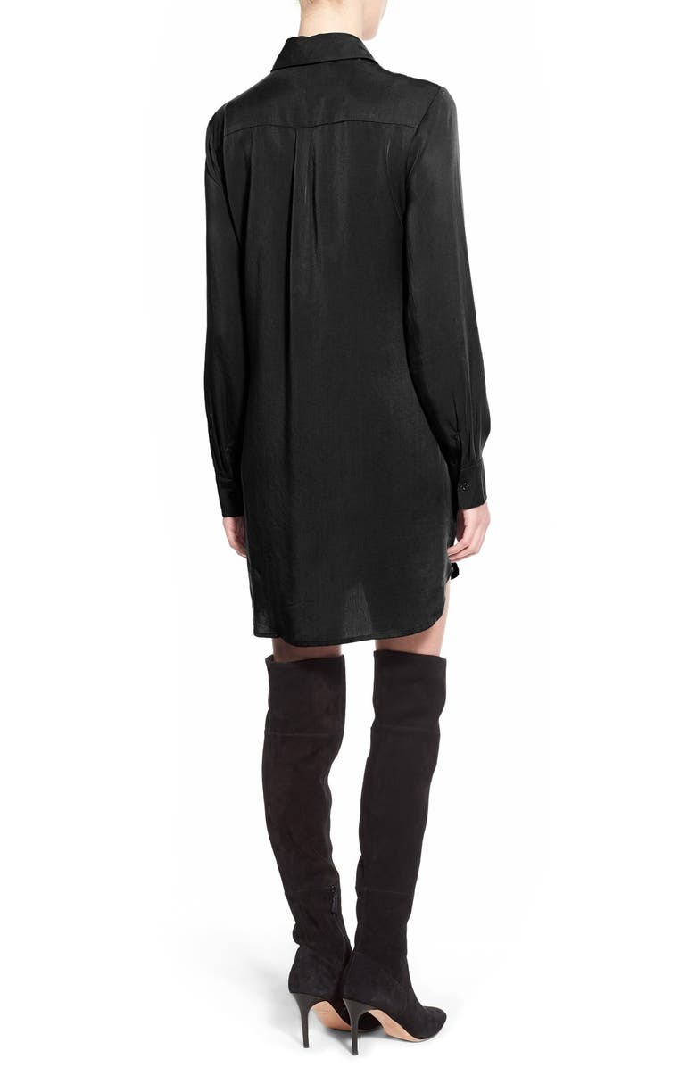 WAYF Button Front Shirtdress, Alternate, color, 