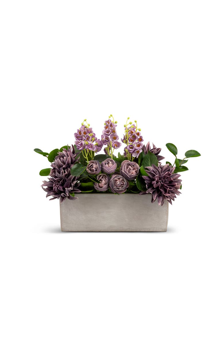 CocoBella Marcella RealTouch Mixed Floral Arrangement, Main, color, Purple