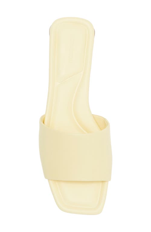 Nordstrom Babette Slide Sandal In Yellow Pastel