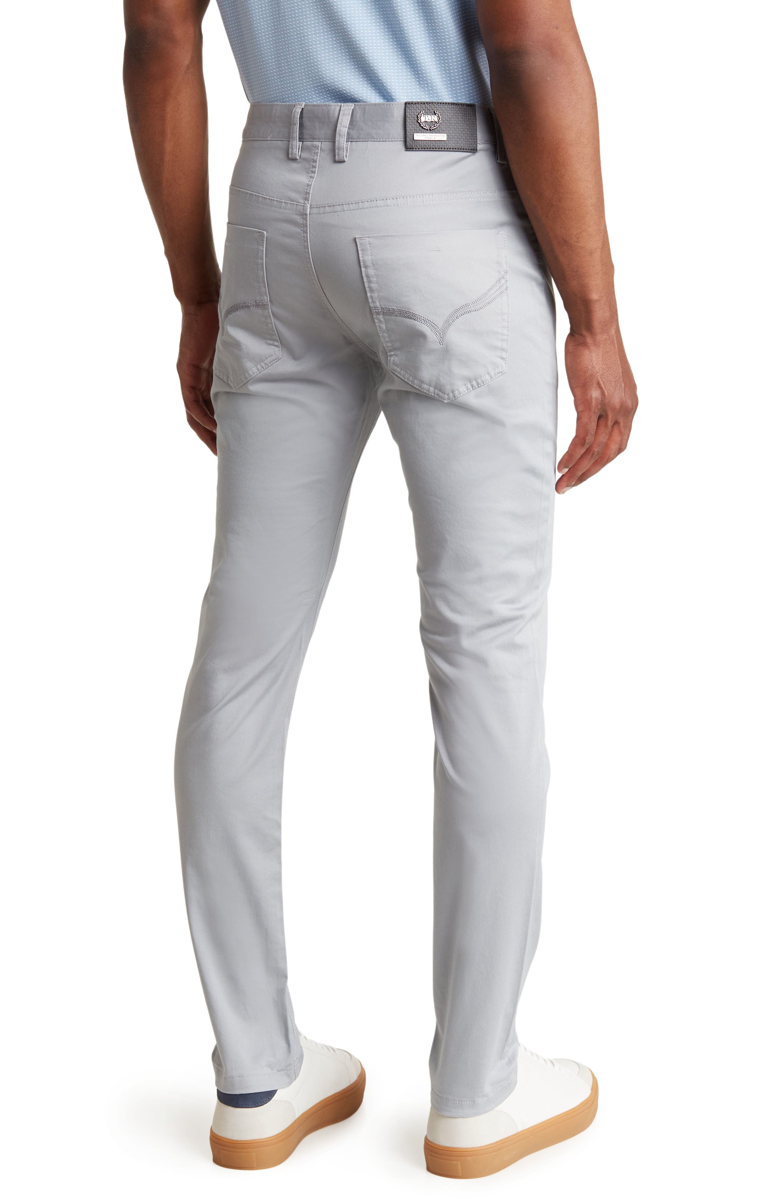 Slim Fit Cotton Stretch Chino Pants - image 4