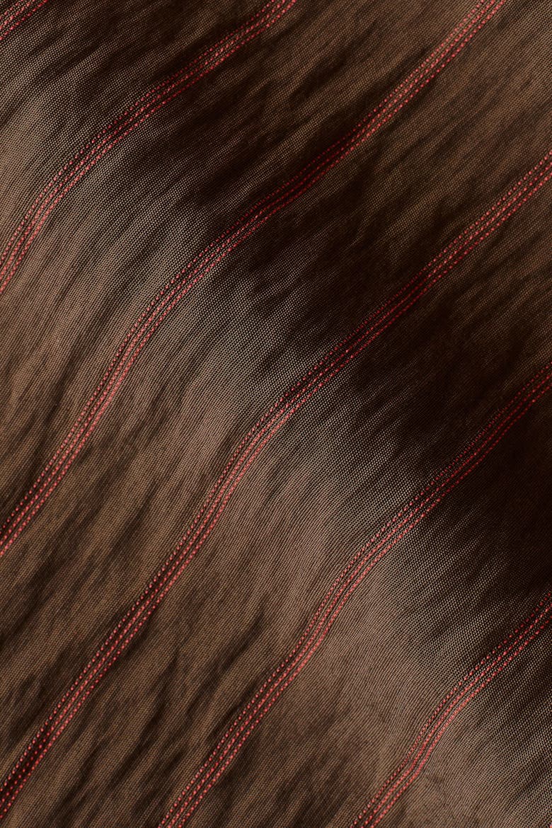 Straight-leg Pull-on Pants, Alternate, color, Dark brown/striped