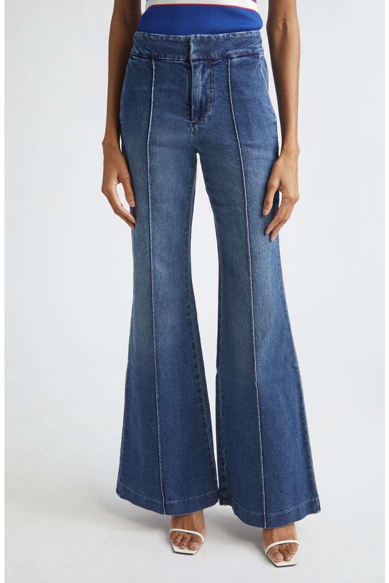 Dylan Flare Hem Jeans, Main, color, LOVE TRAIN