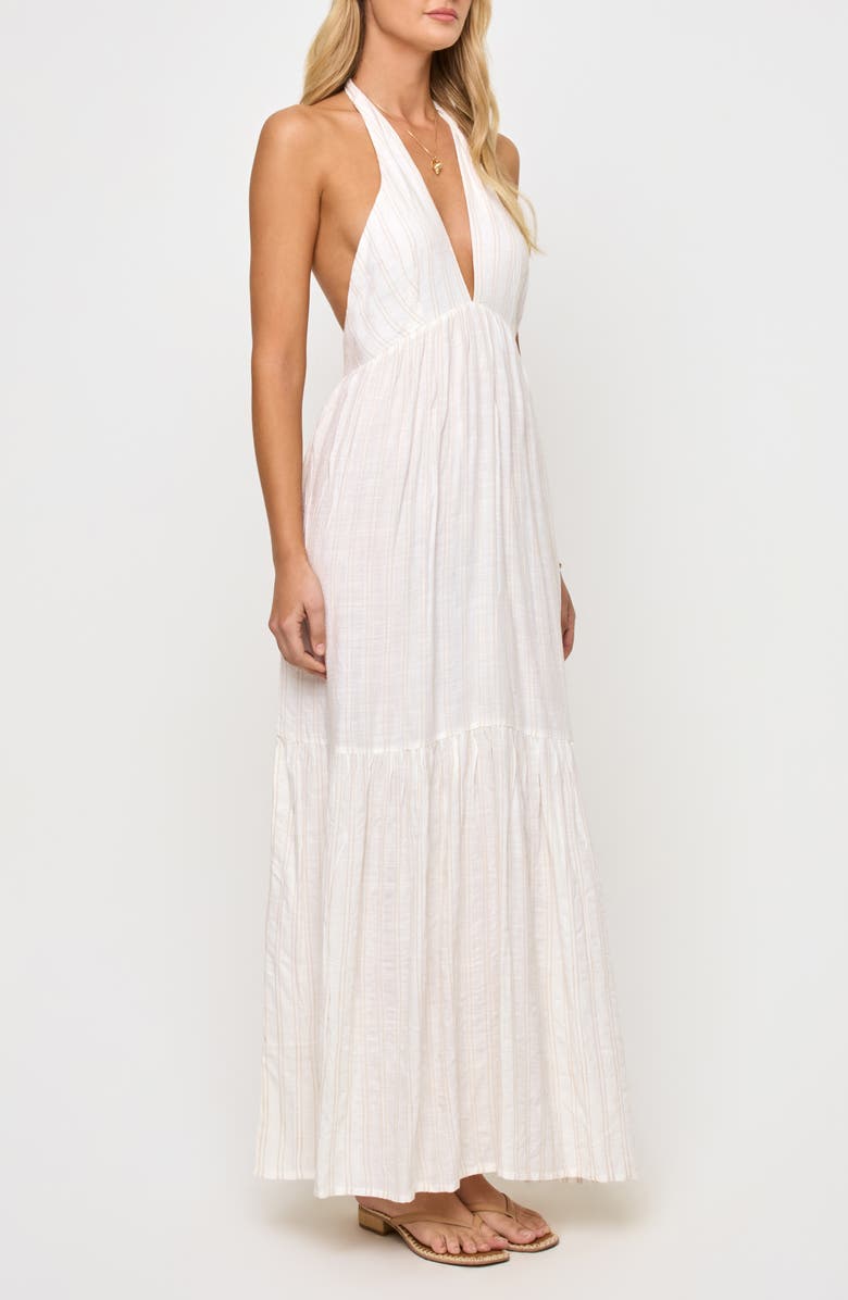 LSPACE Soller Halter Maxi Dress, Alternate, color, 
