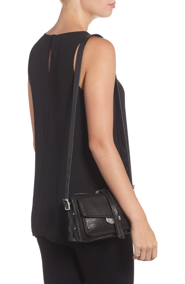 rag & bone Small Field Leather Messenger Bag, Alternate, color,