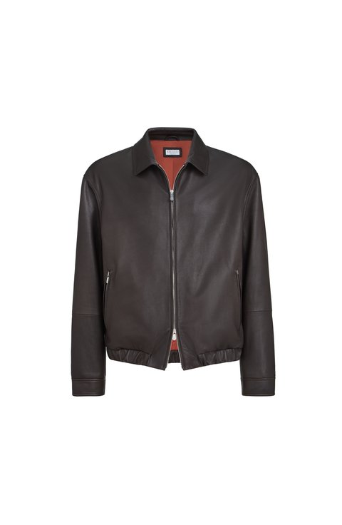 Nappa leather jacket