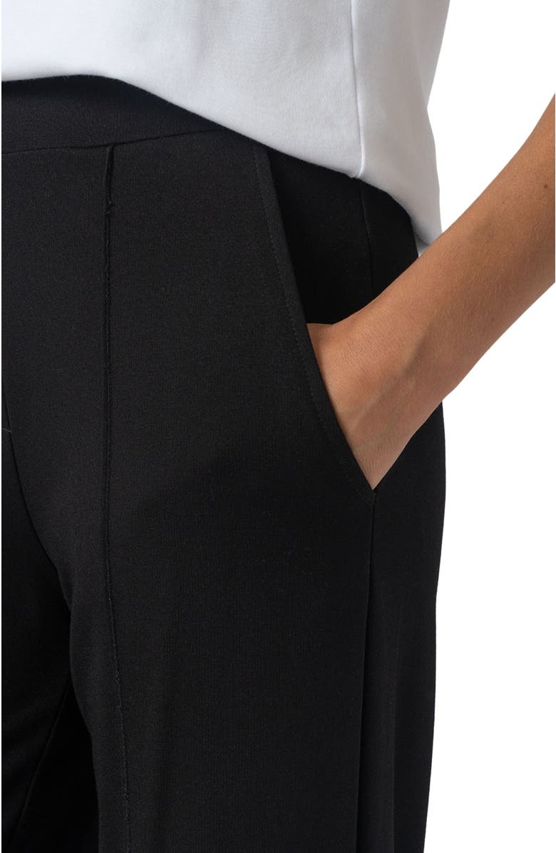 Saint + Sofia Keller Wide Leg Pant, Alternate, color, Black