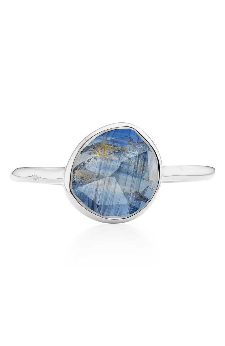 Monica Vinader Siren Stacking Ring, Alternate, color, Silver