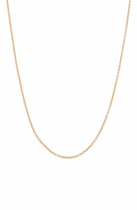 FZN Sterling Silver Adjustable Chain Necklace