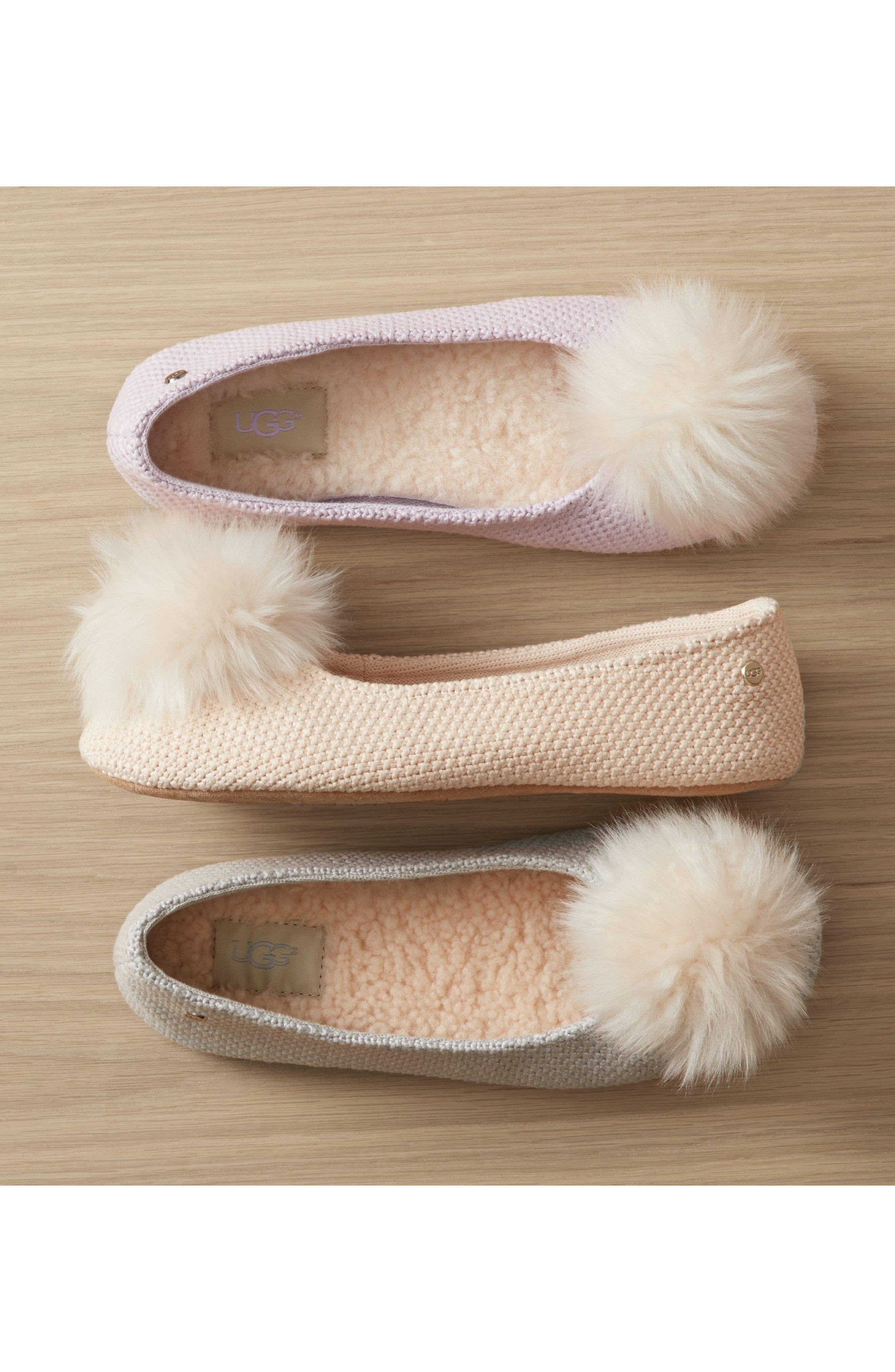 UGG<sup>®</sup> Andi Pompom Slipper, Alternate, color, 