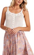 Bishop + Young Keena Open Crochet Sweater Tank