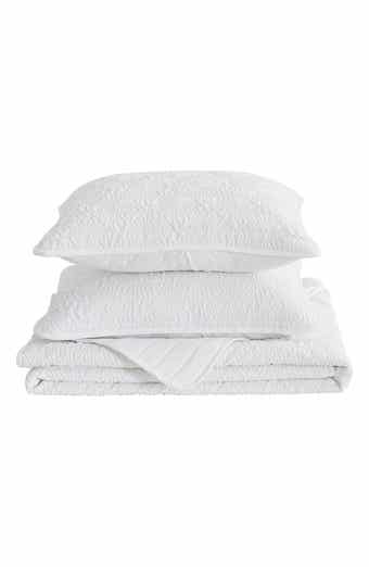 Floral Embossed Quilt Set
