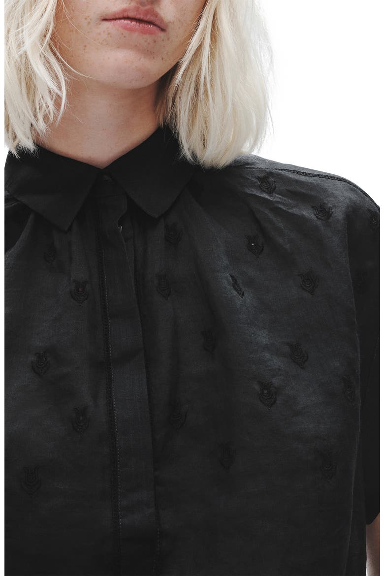 Robin Embroidered Top, Alternate, color, BLACK