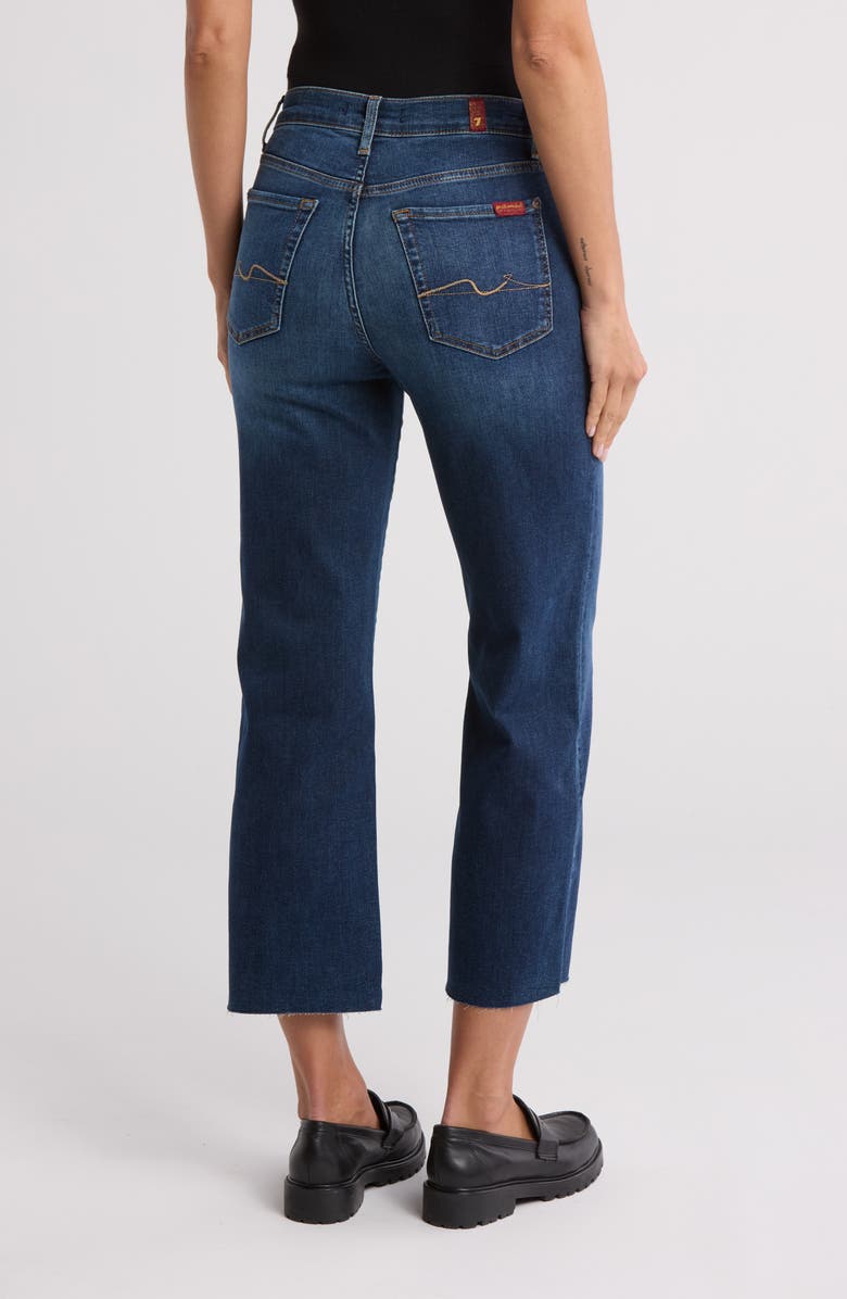 7 For All Mankind Alexa Crop Straight Leg Jeans, Alternate, color,