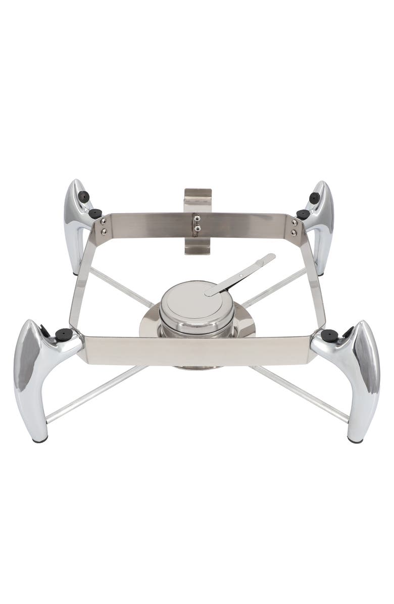 Megachef Stainless Steel Professional Chafing Dish/Food Warmer/Buffet Server Serving Dish, Alternate, color, Silver