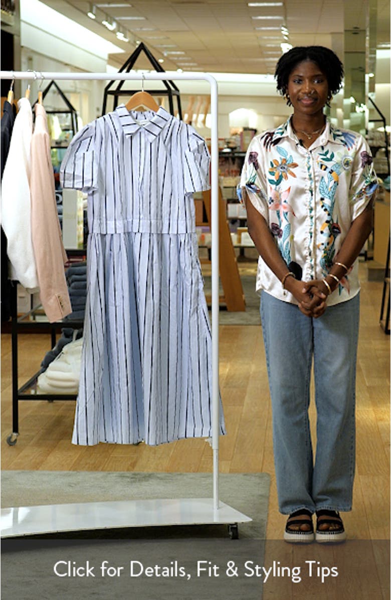 Stripe A-Line Dress, sales video thumbnail
