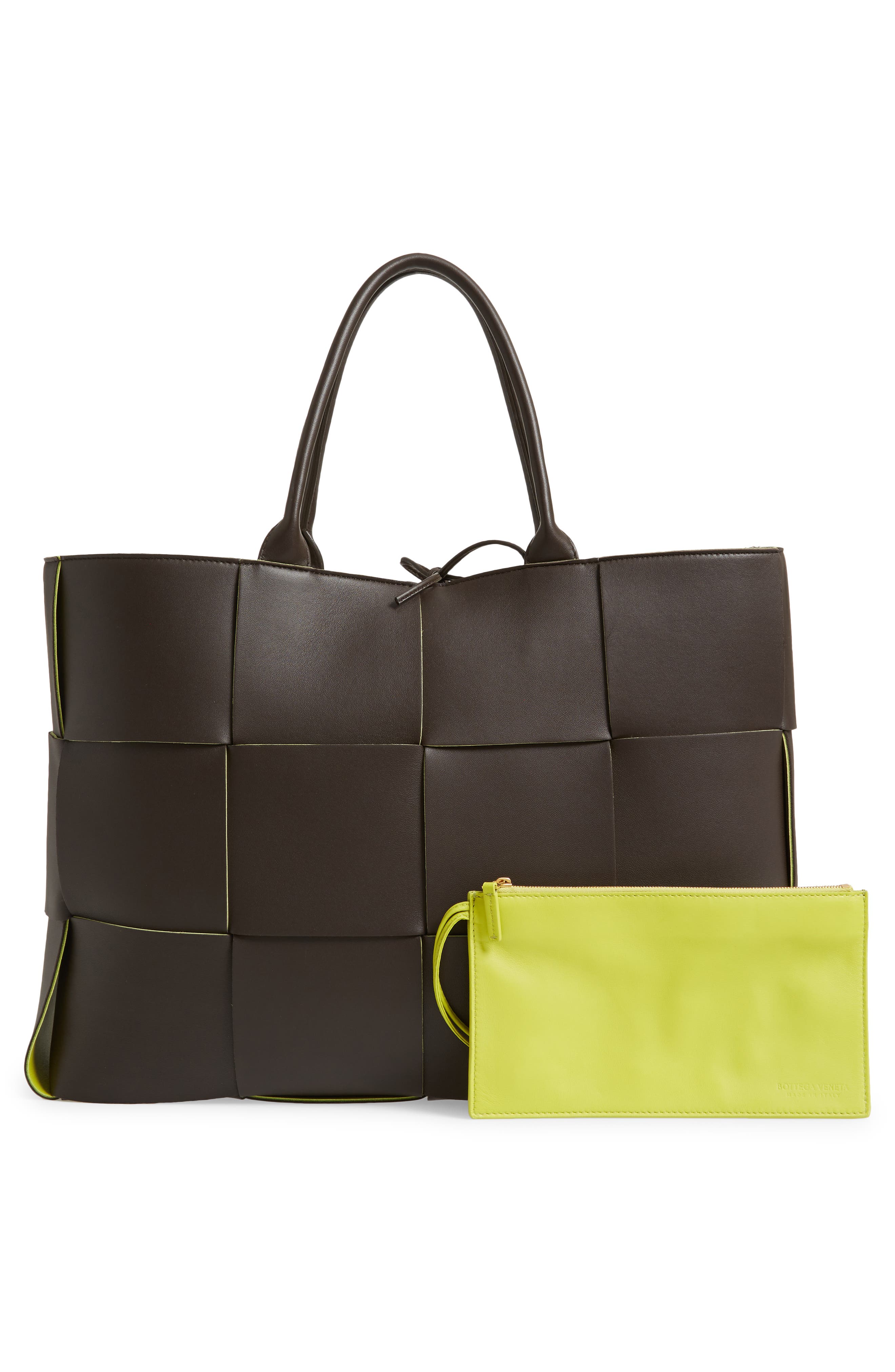 Bottega Veneta Large Arco Intrecciato Leather Tote, Alternate, color, 