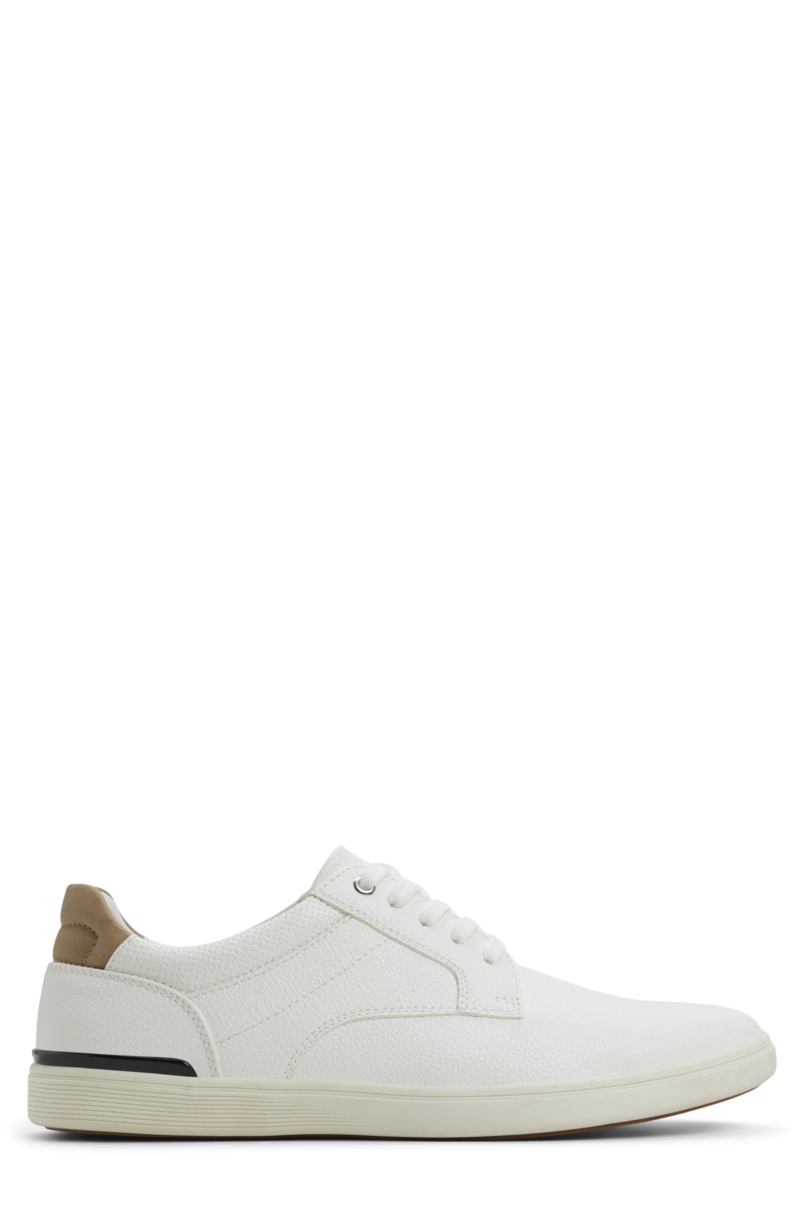 ALDO Randolph Sneaker, Alternate, color, White Synthetic Embossed