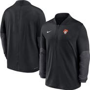 Nike Men's Nike  Black Oklahoma State Cowboys Dri-FIT Half-Zip Pullover
