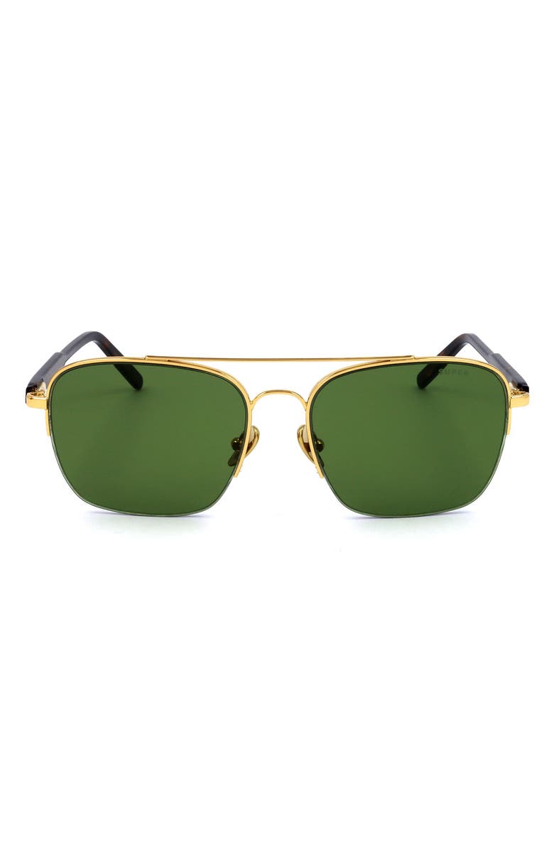 SUPER by RETROSUPERFUTURE<sup>®</sup> 53mm Aviator Sunglasses, Main, color, Gold