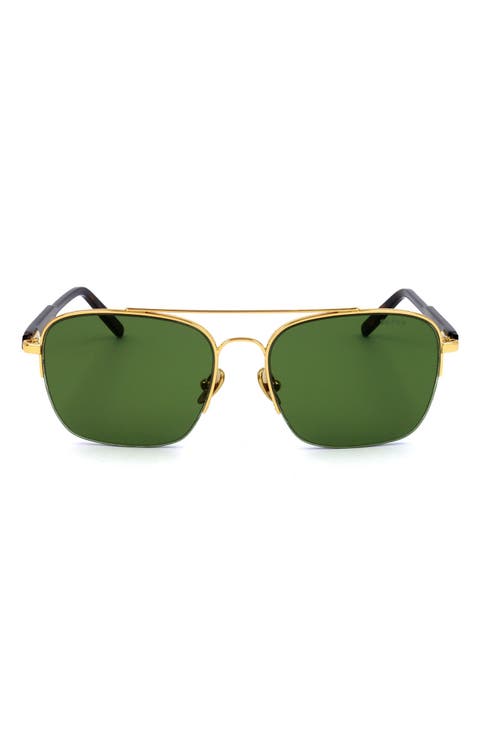 53mm Aviator Sunglasses