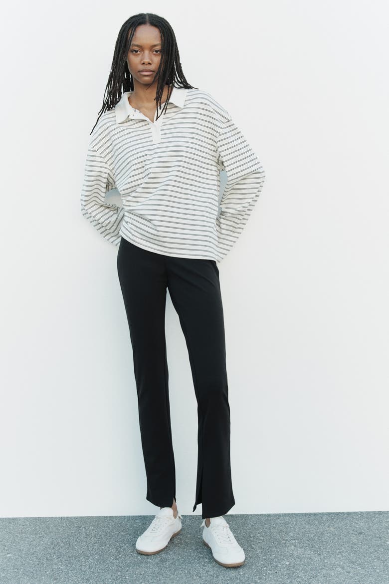 Ponte Pull-on Pants, Alternate, color, Black