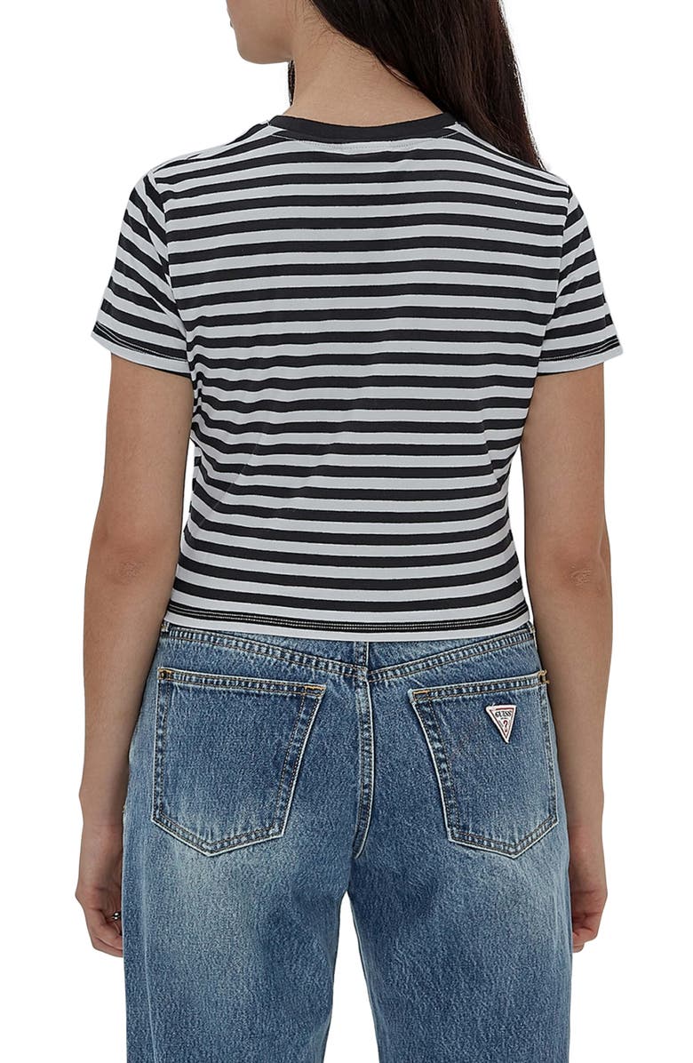 GUESS ORIGINALS Go Core Stripe Baby Tee, Alternate, color, 