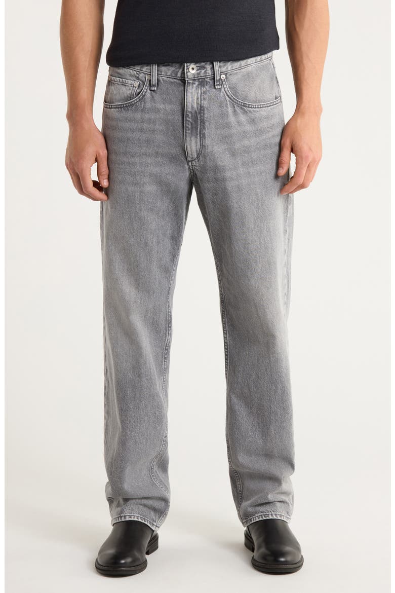 Fit 4 Authentic Rigid Straight Leg Jeans, Main, color, ICE GREY