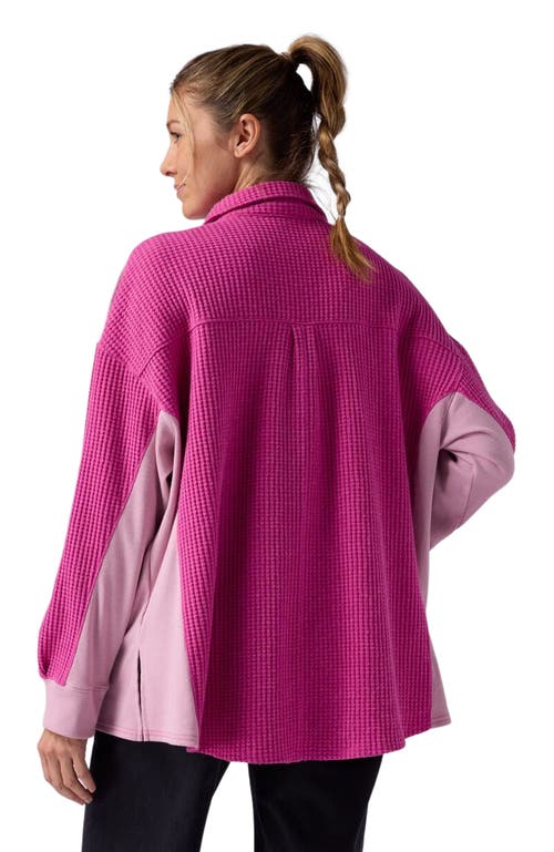 Backcountry Waffle Button-up In Pink