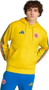 adidas Men's adidas  Yellow Colombia National Team FIFA x World Cup Alphaskin Fleece Hoodie