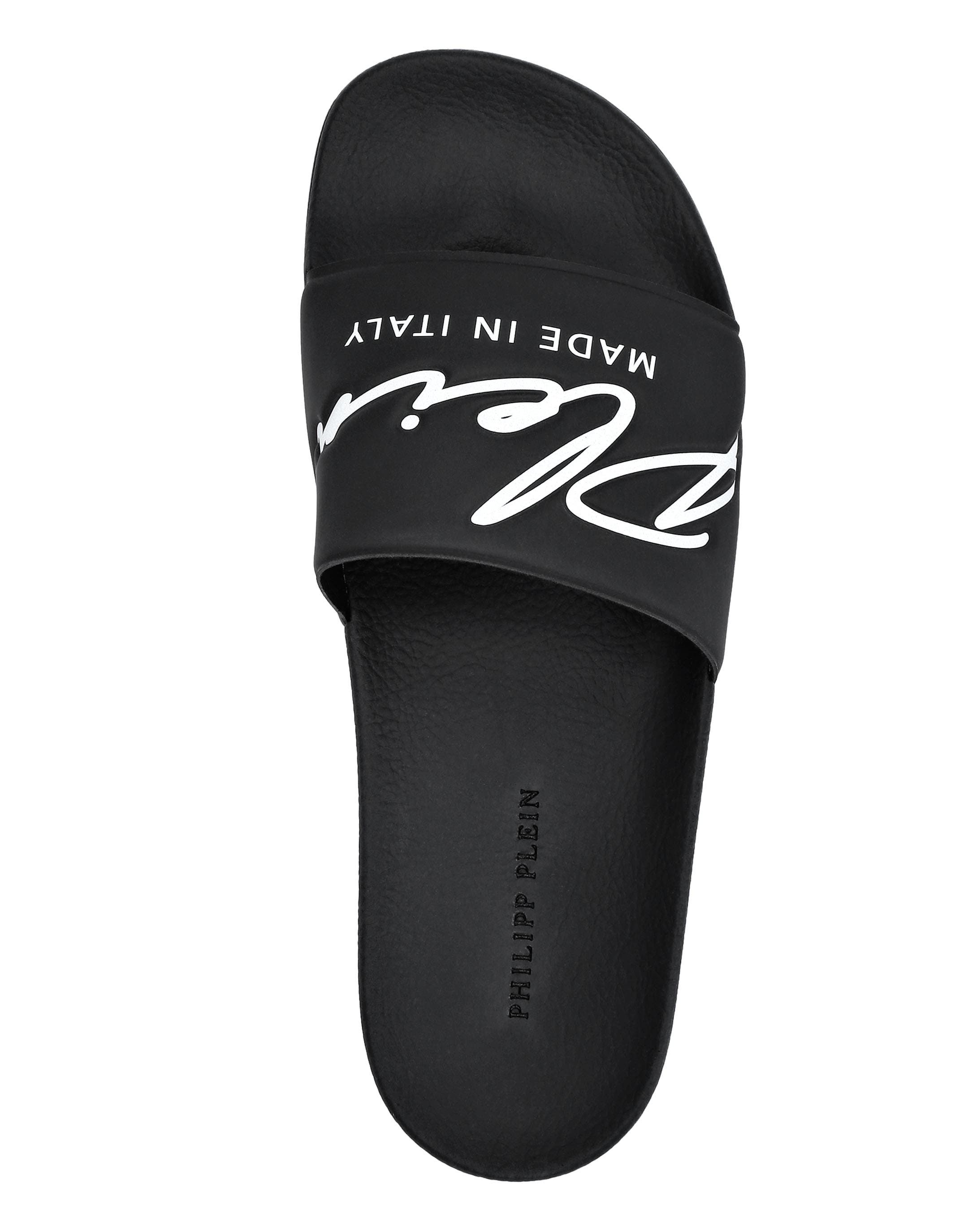 Slipper Unisex, Alternate, color, black