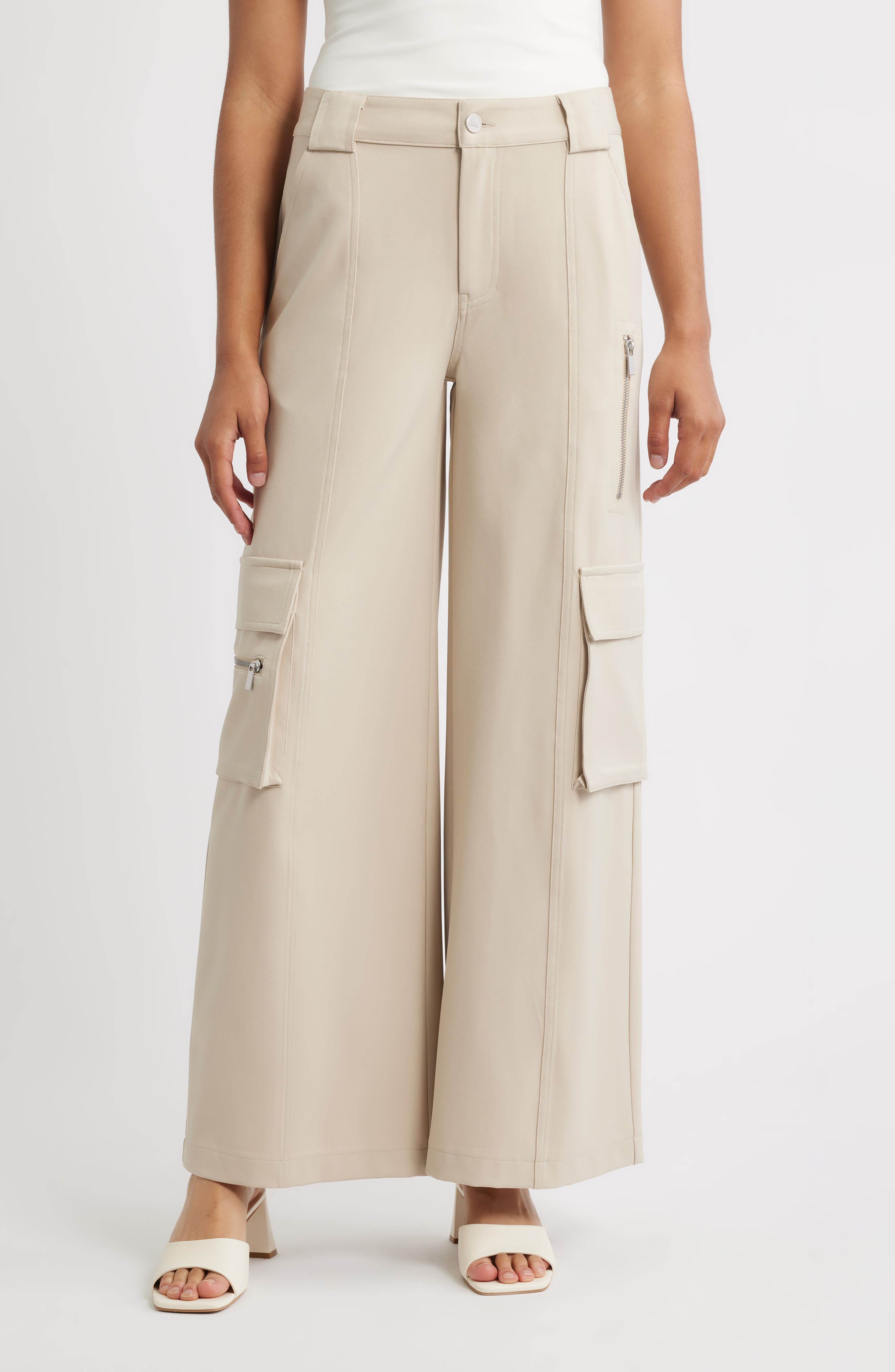 Wide Leg Cargo Pants - image 5