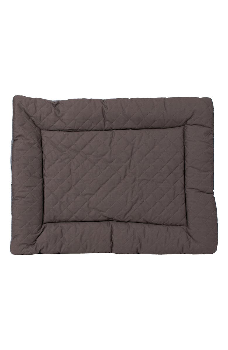 Pendleton Fleece Comfort Cushion, Alternate, color, Cabin Stripe Gray