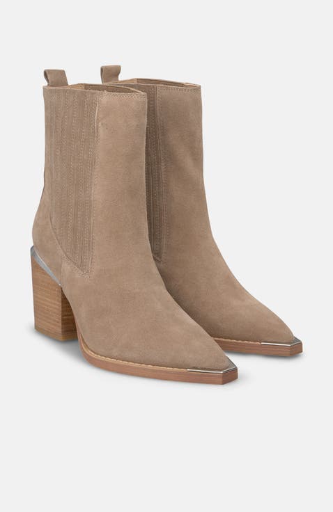 Ankle Boots With Elastic