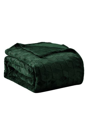 Luxury Home Amrani Embossed Throw Blanket