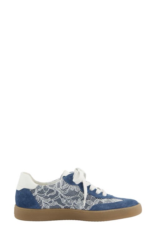 Paul Green Becki Sneaker In Lake White Combo