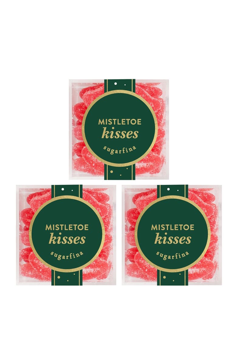 sugarfina Mistletoe Kisses Set of 3 Candy Cubes, Main, color, Multi