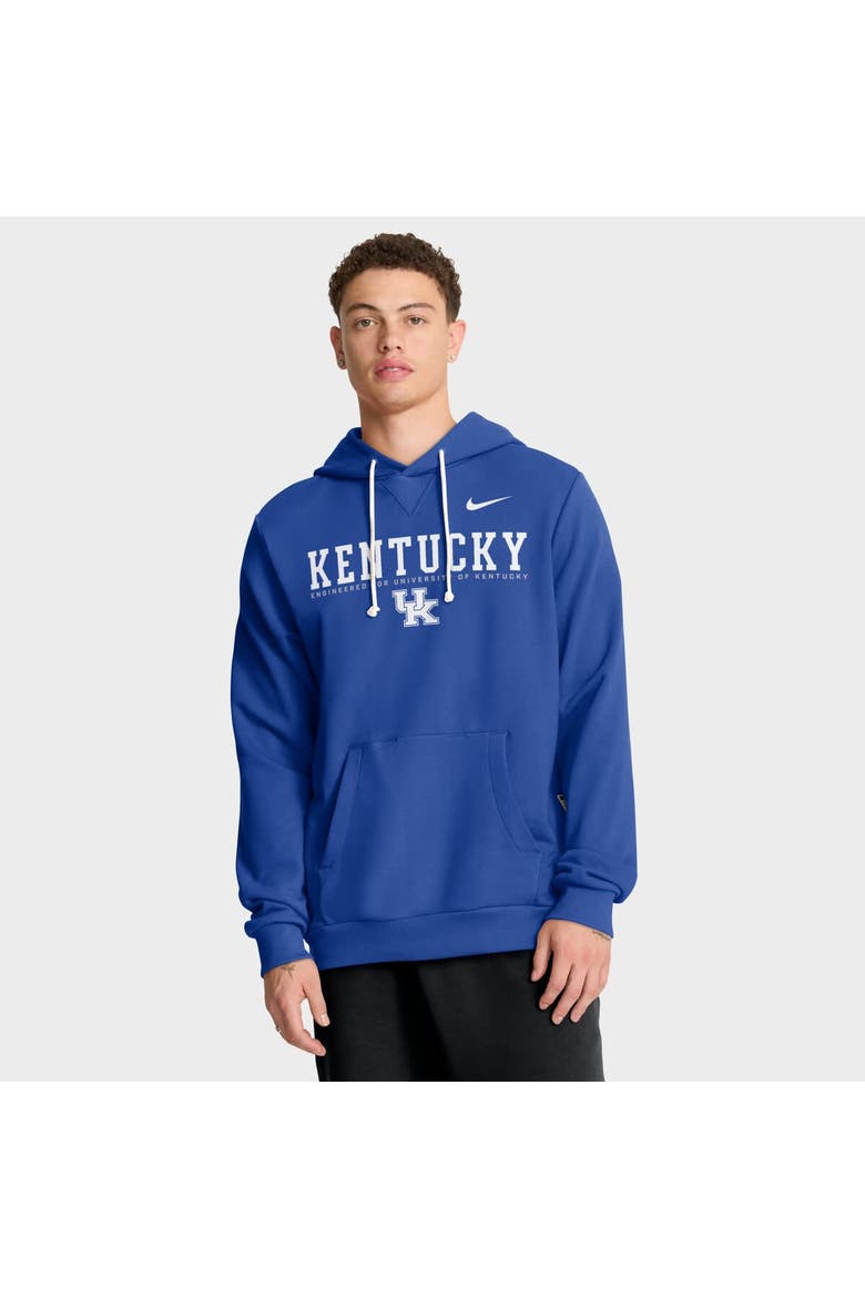 Men's Nike Royal Kentucky Wildcats 2025 Sideline Standard Issue Dri-FIT Hoodie, Alternate, color, Royal