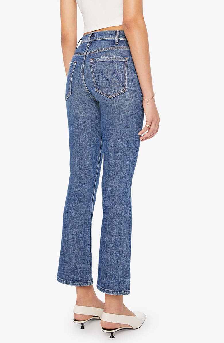 MOTHER The Hustler High Waist Ankle Bootcut Jeans, Alternate, color, Bending The Rules