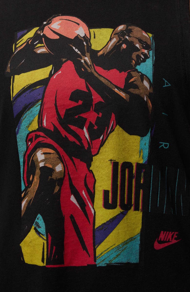 Jordan Air Graphic Tank, Alternate, color, Black