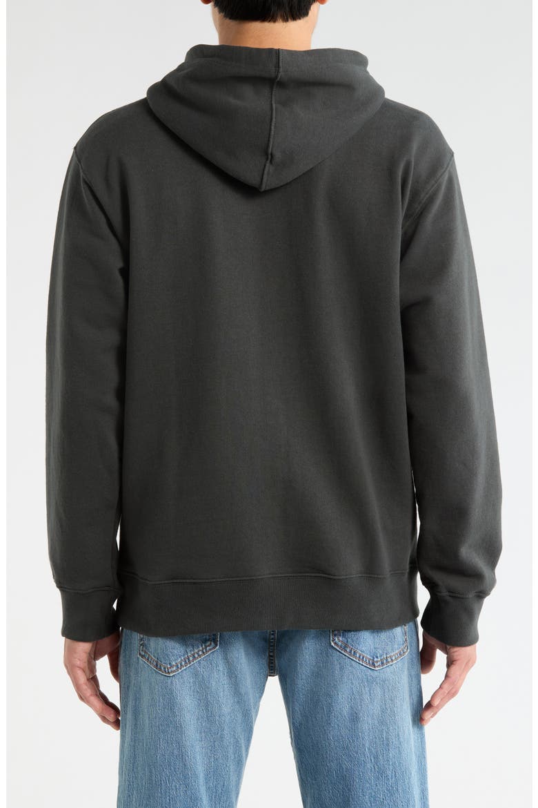Bolo Fleece Hoodie, Alternate, color, ONYX