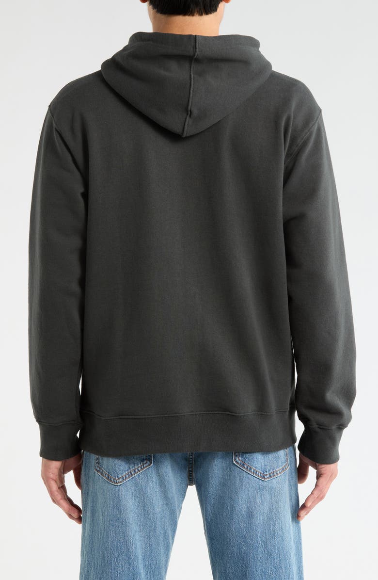 Roark Bolo Fleece Hoodie, Alternate, color, Onyx