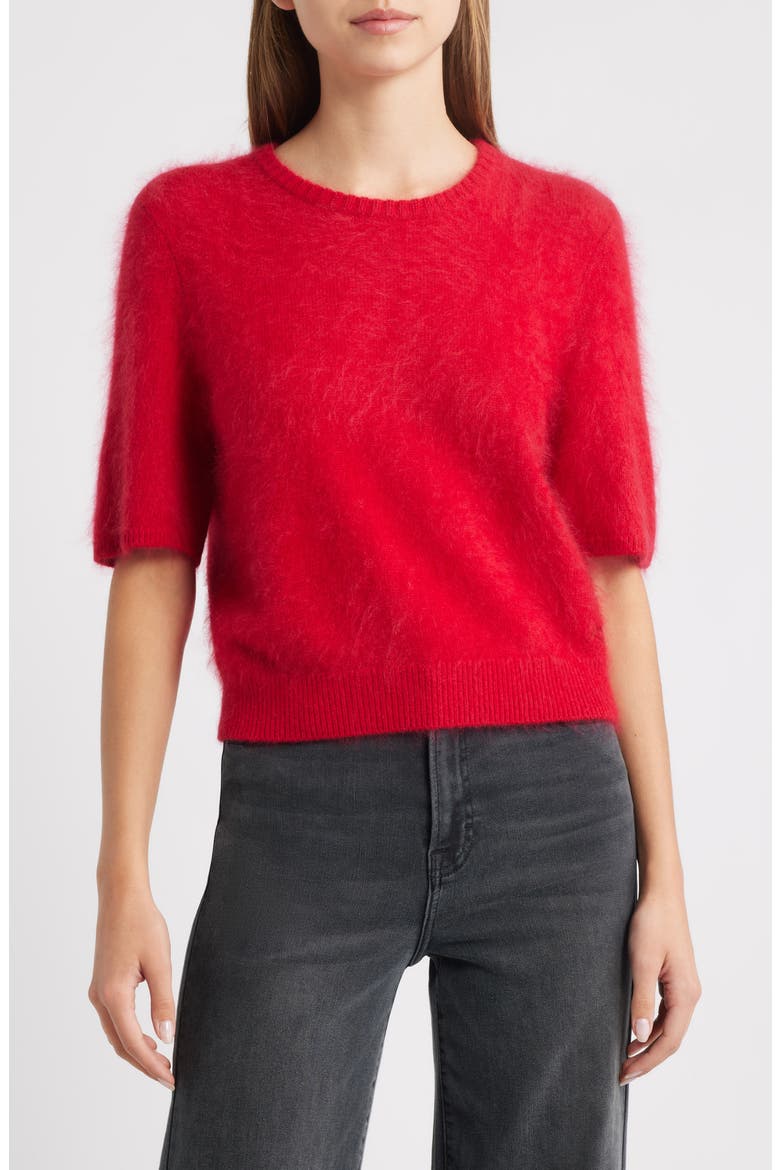 Jada Brushed Cashmere Sweater, Main, color, RED
