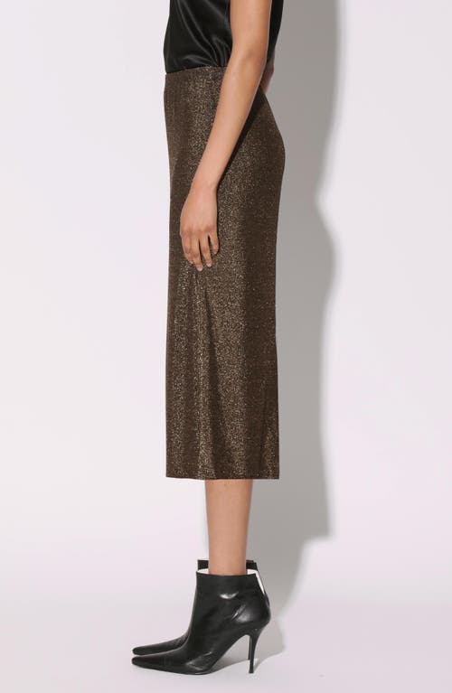 WALTER BAKER WALTER BAKER ERICA METALLIC MIDI SKIRT