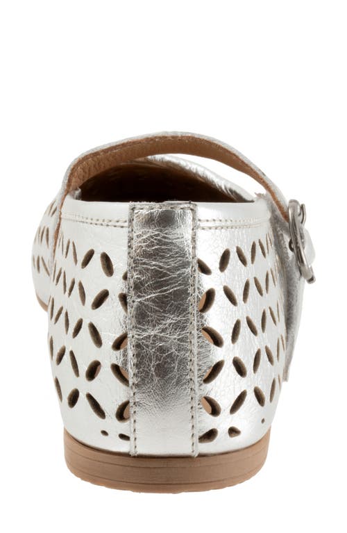 Bueno Kehlani Mary Jane Flat In Dark Silver
