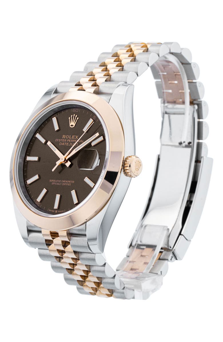 Watchfinder & Co. Rolex Preowned Datejust Bracelet Watch, 41mm, Alternate, color, 