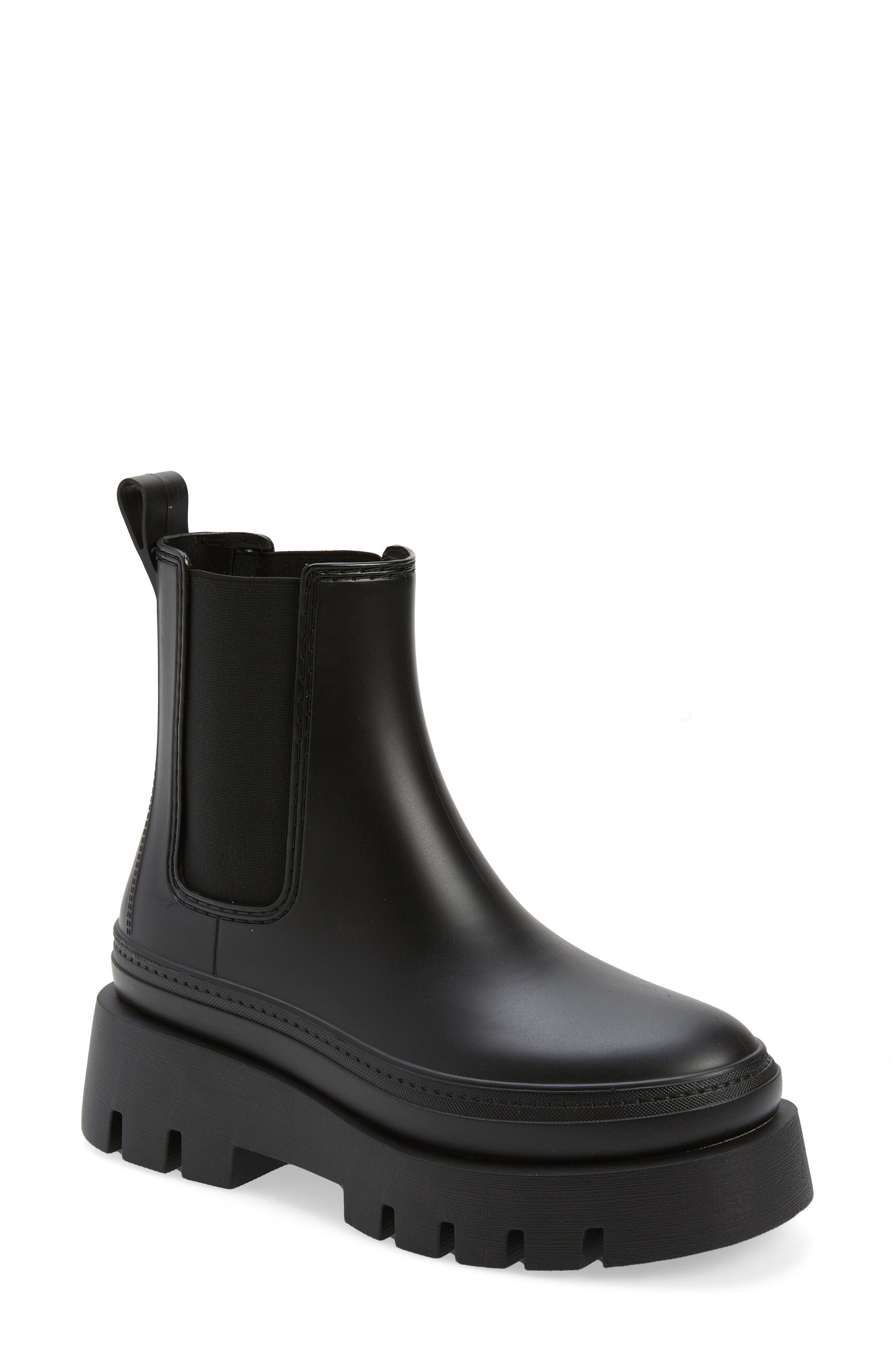 Jeffrey Campbell Rain-Storm Platform Chelsea Boot, Main, color, 