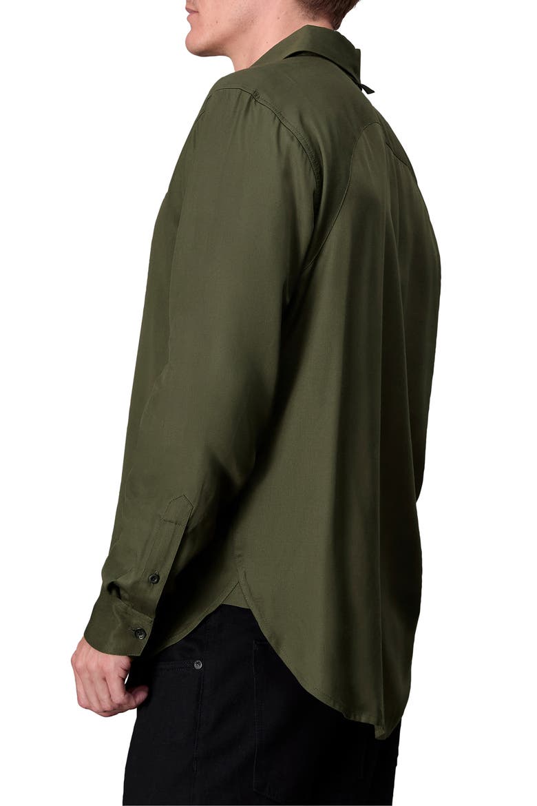 Cooper Relaxed Fit Button-Up Shirt, Alternate, color, FORGREEN